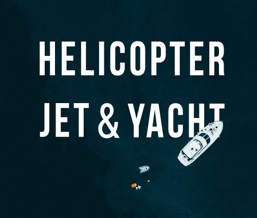 Image of yacth jet heli